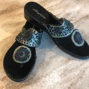 Beaded sandals